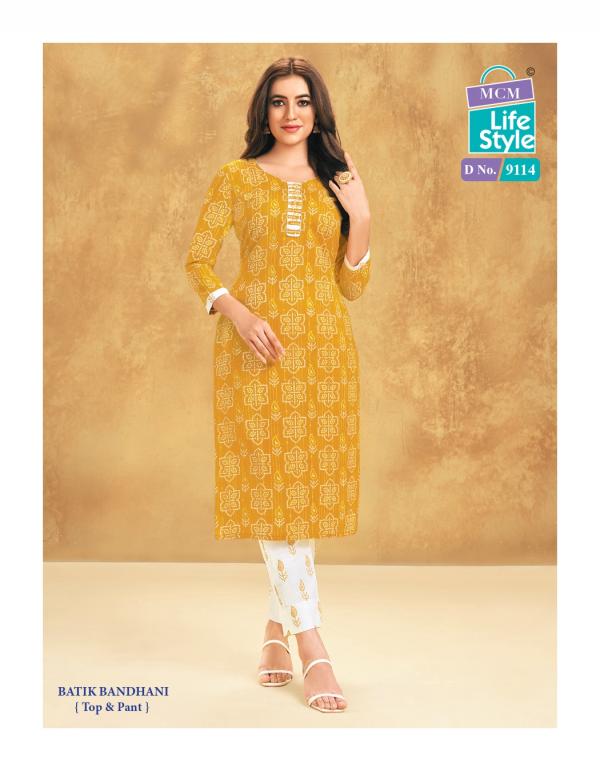 MCM Priyatama Bandhej Vol-1 – Kurti With Pant